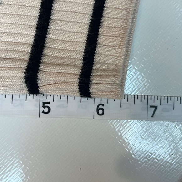 Striped Ribbed Shirt by C&A, Cream and Black, Medium - Picture 9 of 9